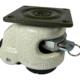 50mm Footmaster Castor with Levelling, swivel and vibration dampening functions. Ratchet Operation. Part Number KGDR-60F