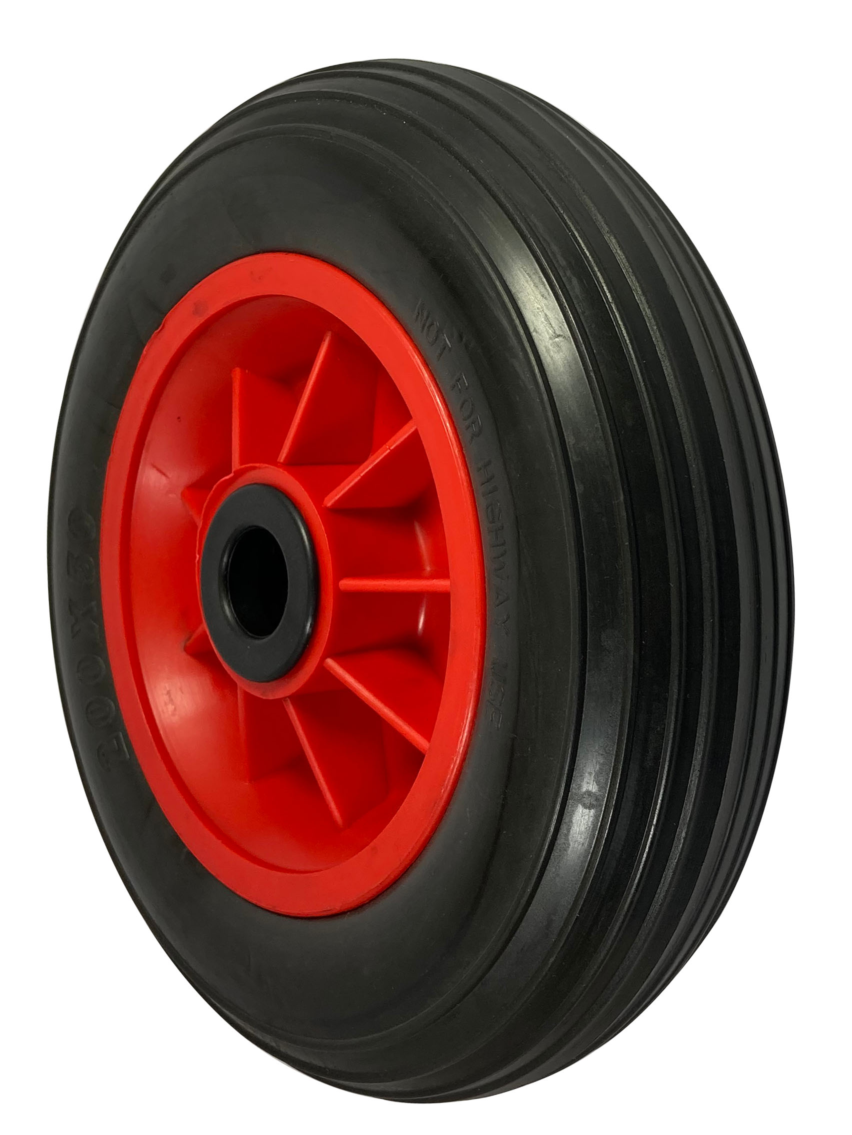 Puncture Proof Wheel 200mm | Puncture Proof Tyre / Red Polypropylene ...