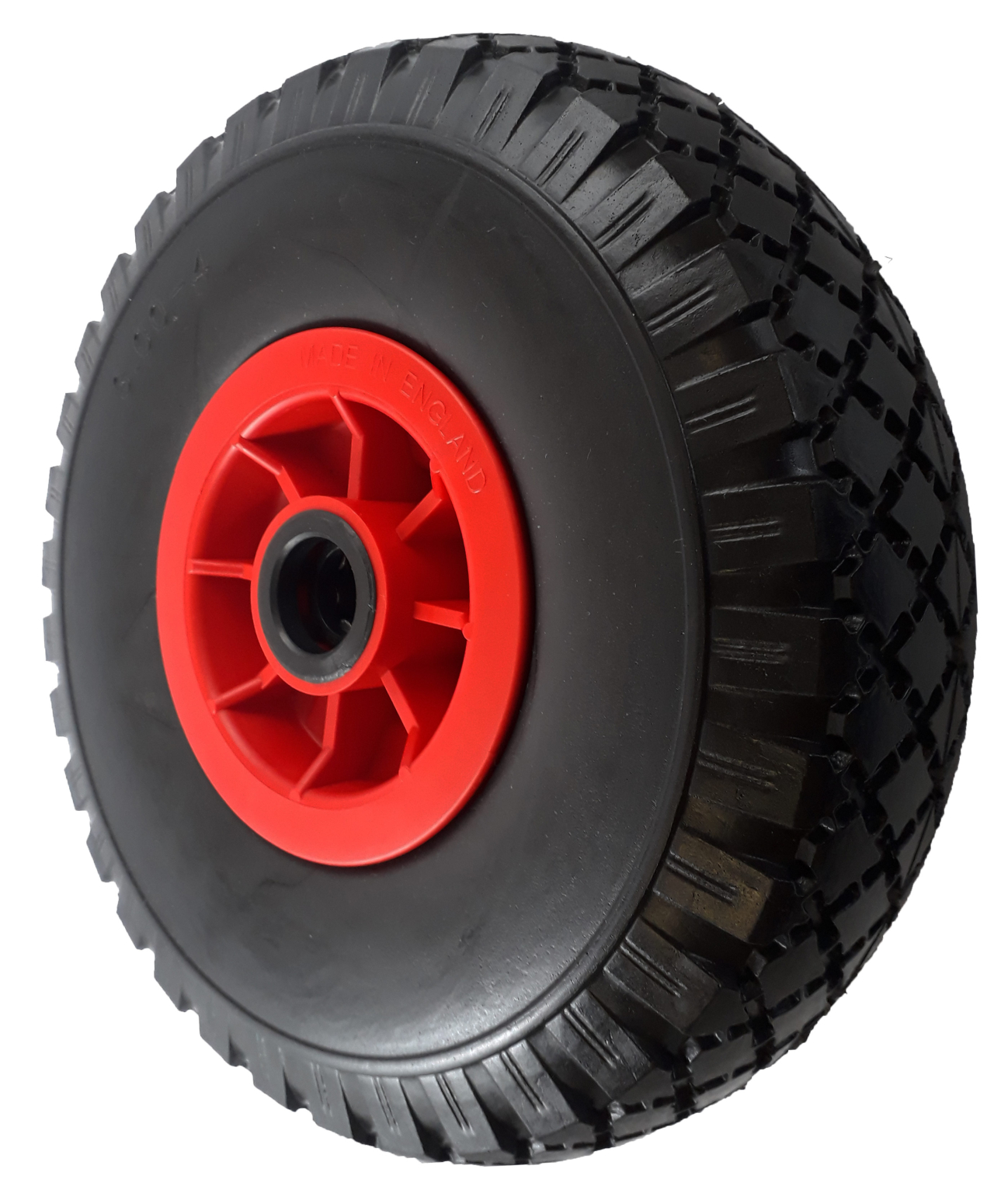 Puncture Proof Wheel 260mm | Puncture Proof Tyre / Red Polypropylene ...